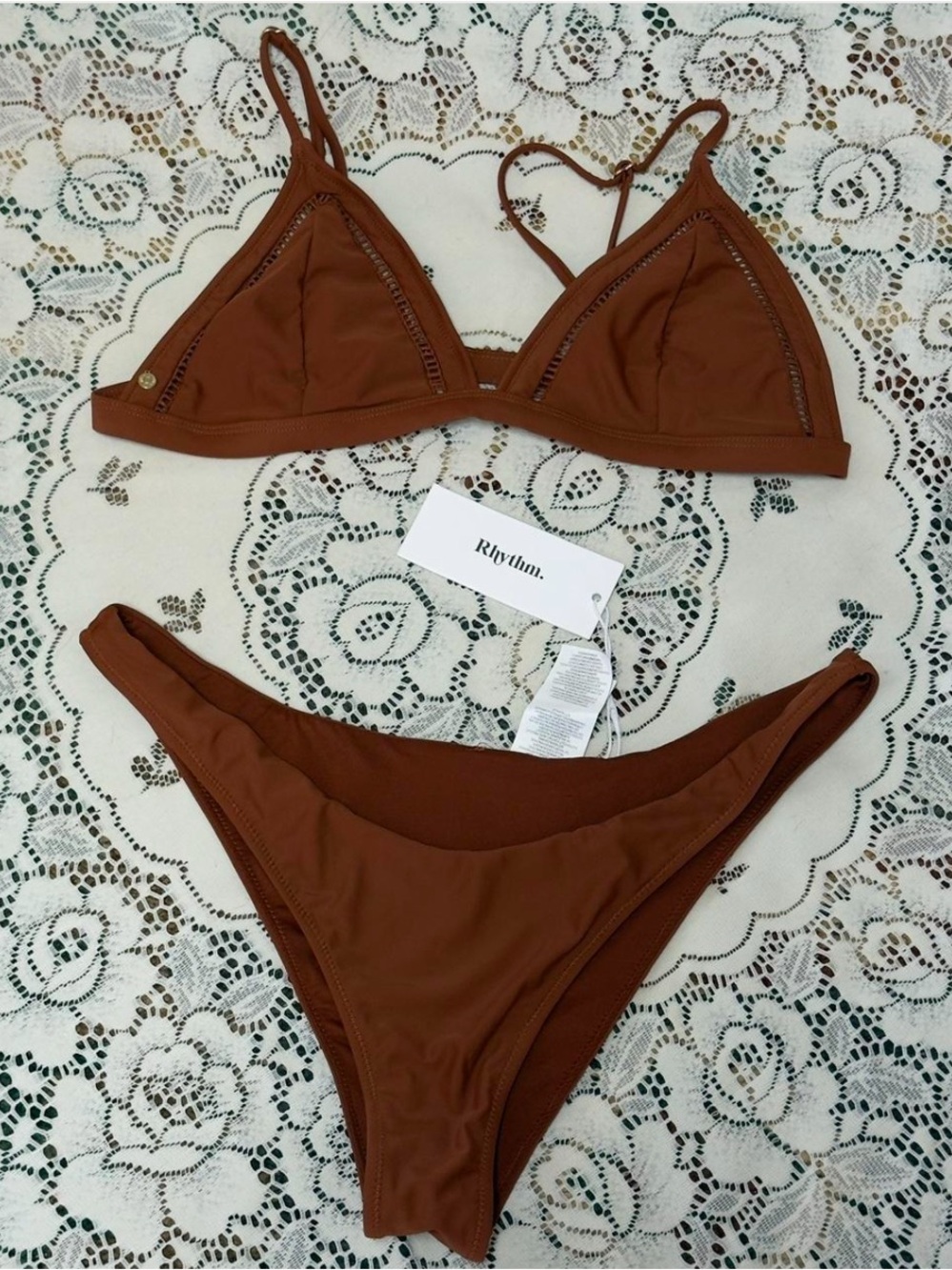 NWT Rhythm Burnt Orange Bikini